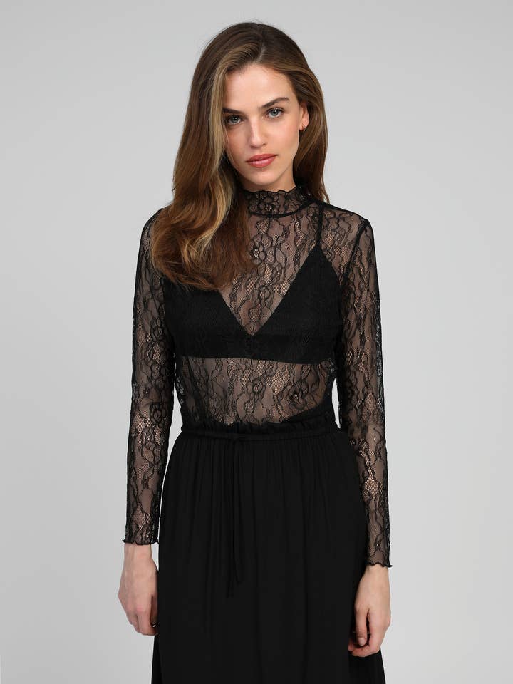 An'ge - Wholesale Blouse - Women's - TOP ALIBELY black0