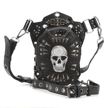 Skullistic Gothic Skull Shoulder Bag Set
