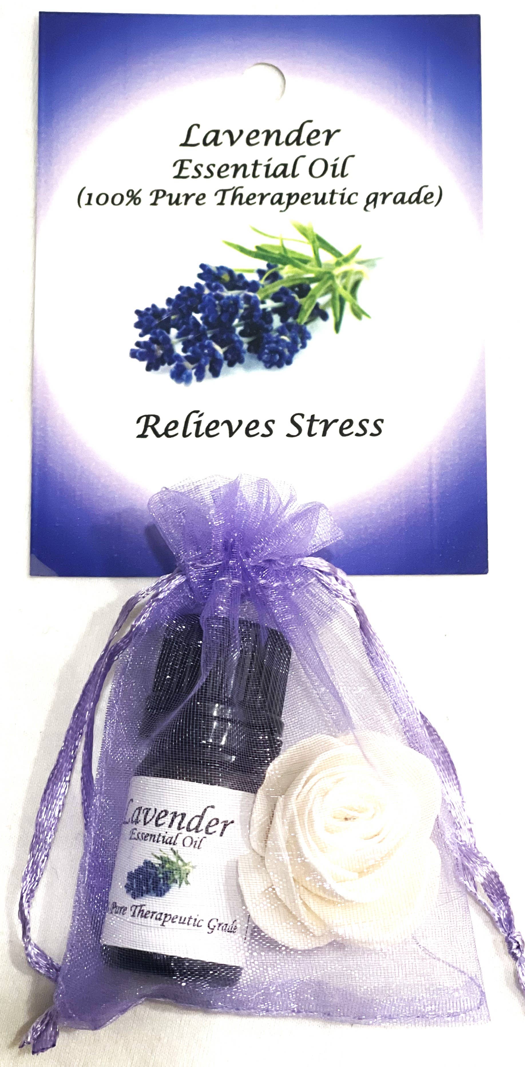 VPS Stones Inc. - Wholesale Essential Oil - Lavender Essential Oil with Beautiful Diffuser Flower 5ml0