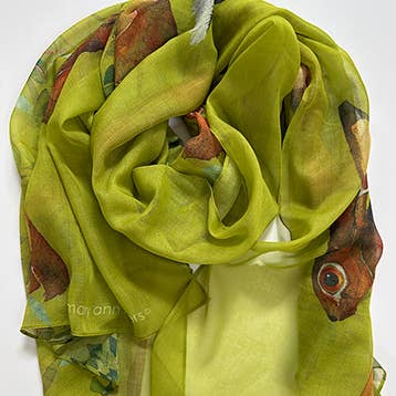 Cachecol Casual de Lebre por atacado de Mary Ann Rogers Gallery