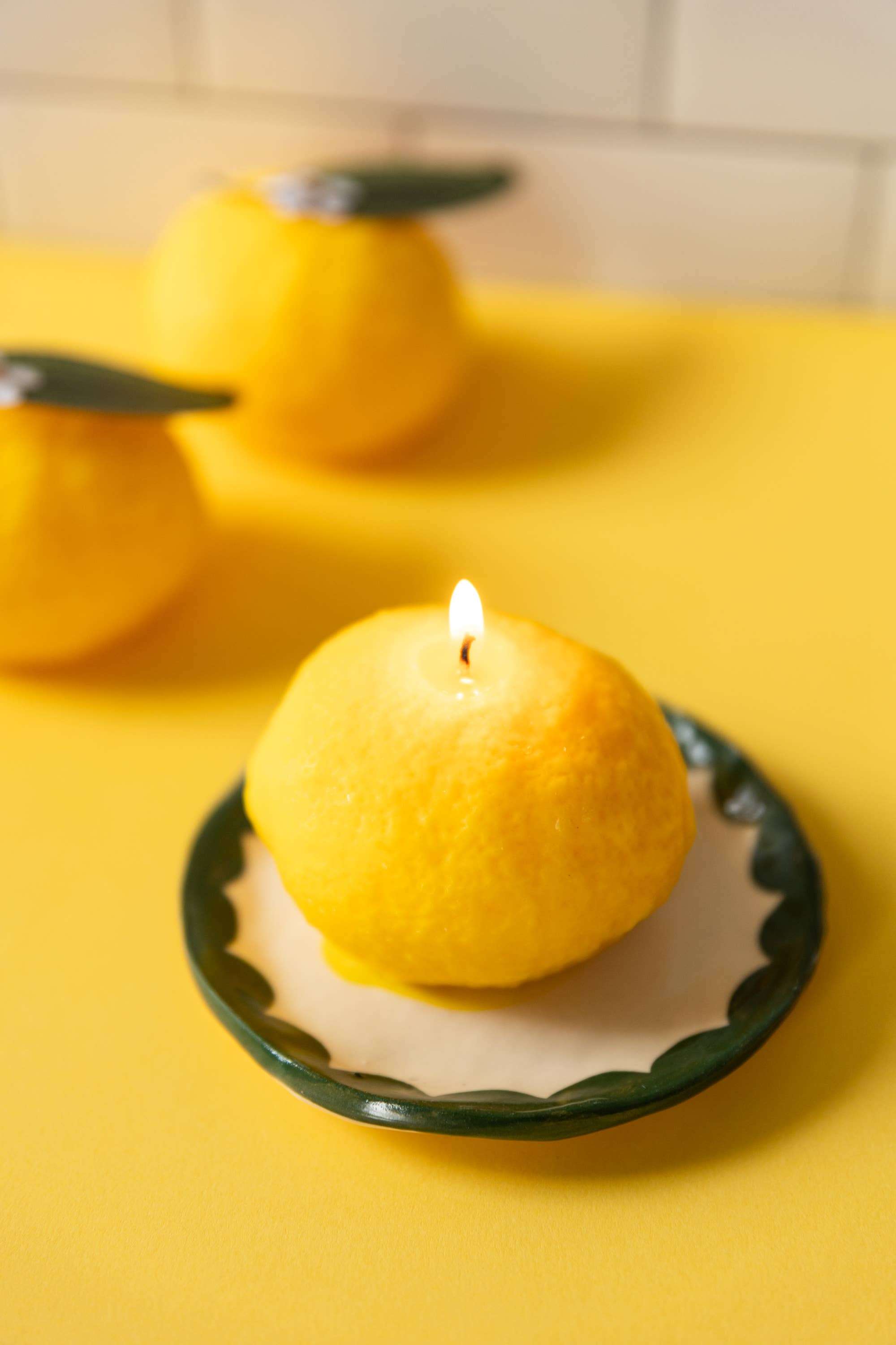 Pixie Candle Studio - Wholesale Novelty Candle - Lemon shaped Candle-Garden Collection2