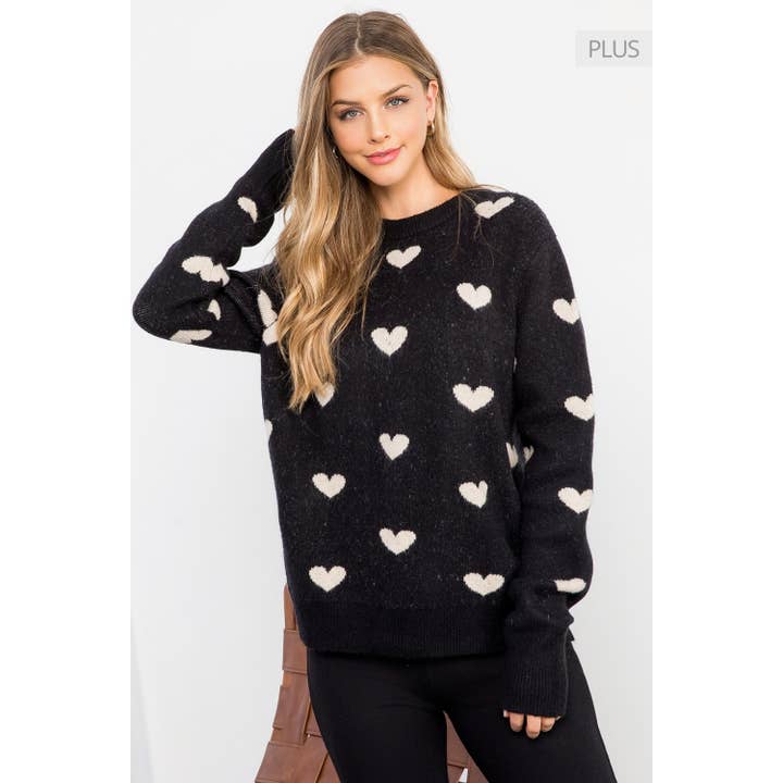 /Size XL/ Knit Hearts Sweater for wholesale by THML