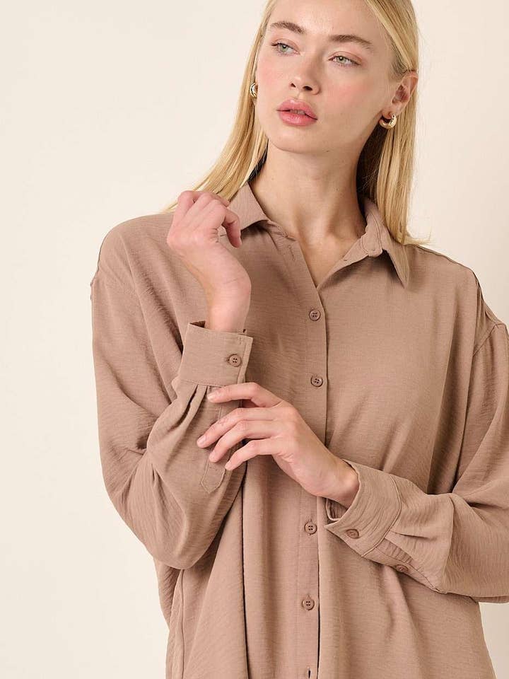 mittoshop - Wholesale Button Down Shirt - Women's - AIRFLOW BUTTON DOWN LONG SLEEVE SHIRT9