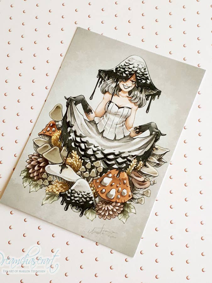 Cartolina Wicked Wendy per la vendita all'ingrosso da parte di Dreamchaserart