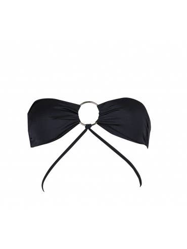 BANDEAU NOIR BRILLANT CINDY pour la vente par FollowMe Beachwear