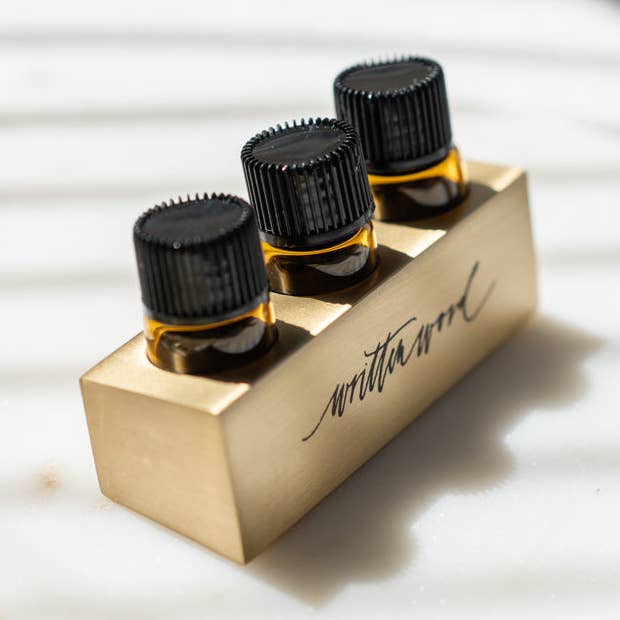 Written Word Calligraphy - Wholesale Paper Weight - Mini Tilted Inkwell0