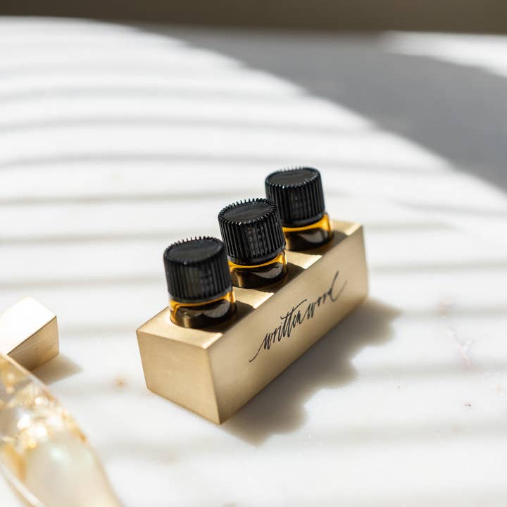 Written Word Calligraphy - Wholesale Paper Weight - Mini Tilted Inkwell