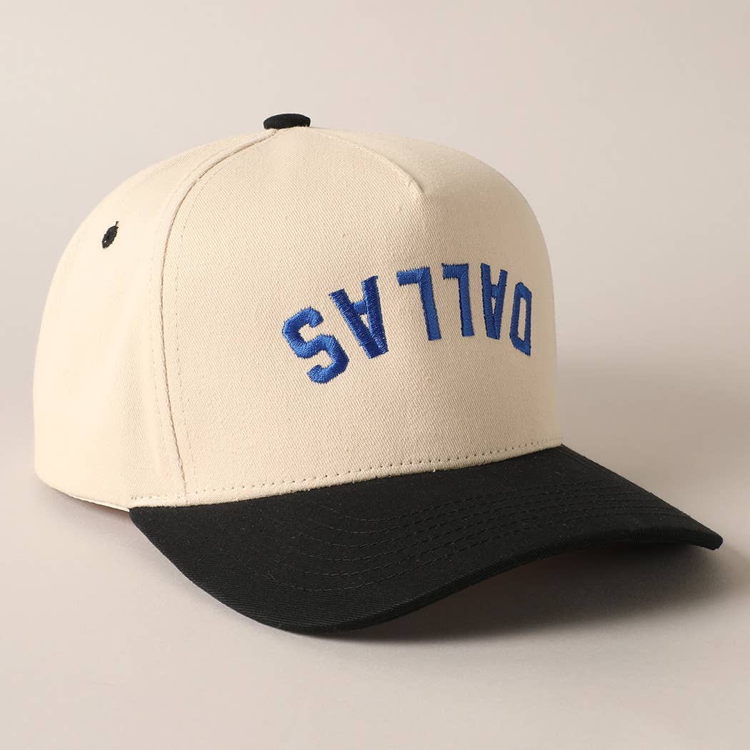 BLACK ROYAL DALLAS - Upside Down Trucker Baseball Cap  for wholesale on Faire2