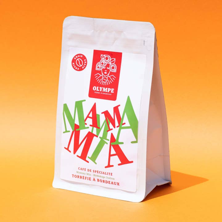 Mamma Mia Coffee - Grain - 200g for wholesale by Café Olympe