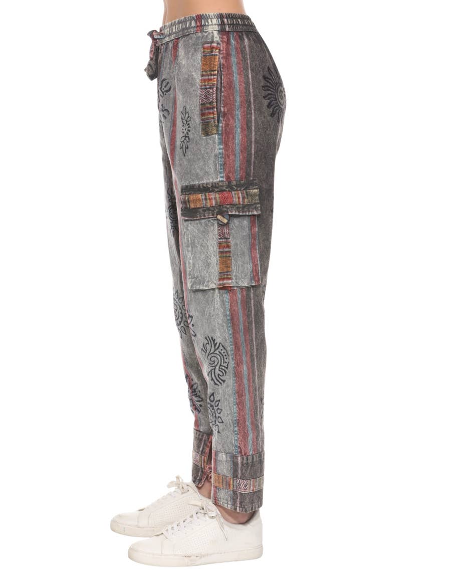 The Collection Royal / Royal Handicrafts - Wholesale Pants - Women's - Cotton Washed Boho Hippie Genie Pants22