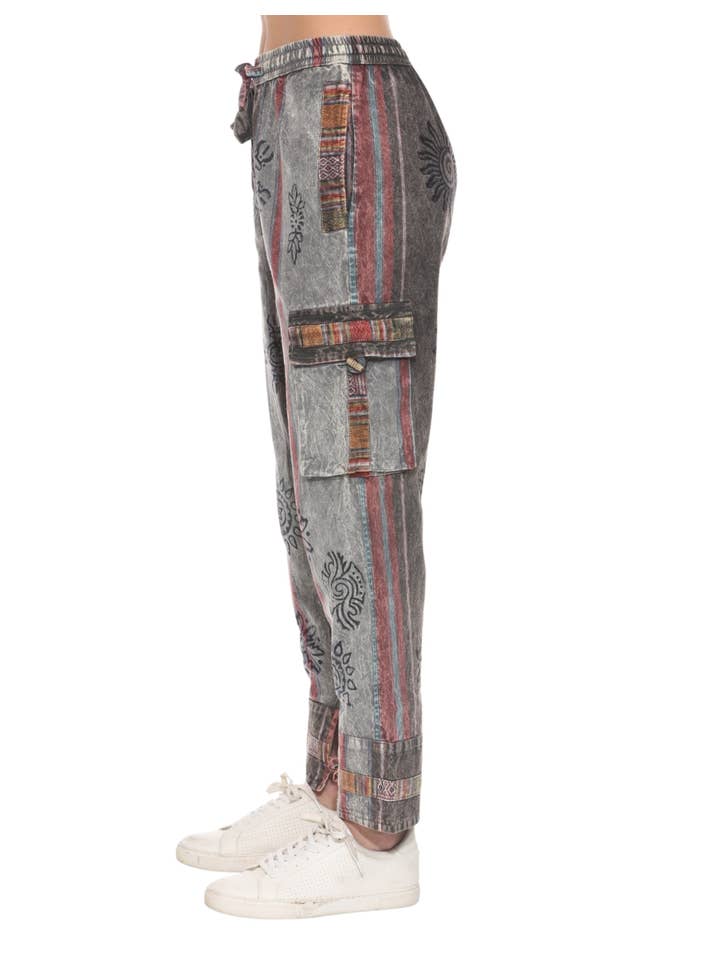 The Collection Royal / Royal Handicrafts - Wholesale Pants - Women's - Cotton Washed Boho Hippie Genie Pants22