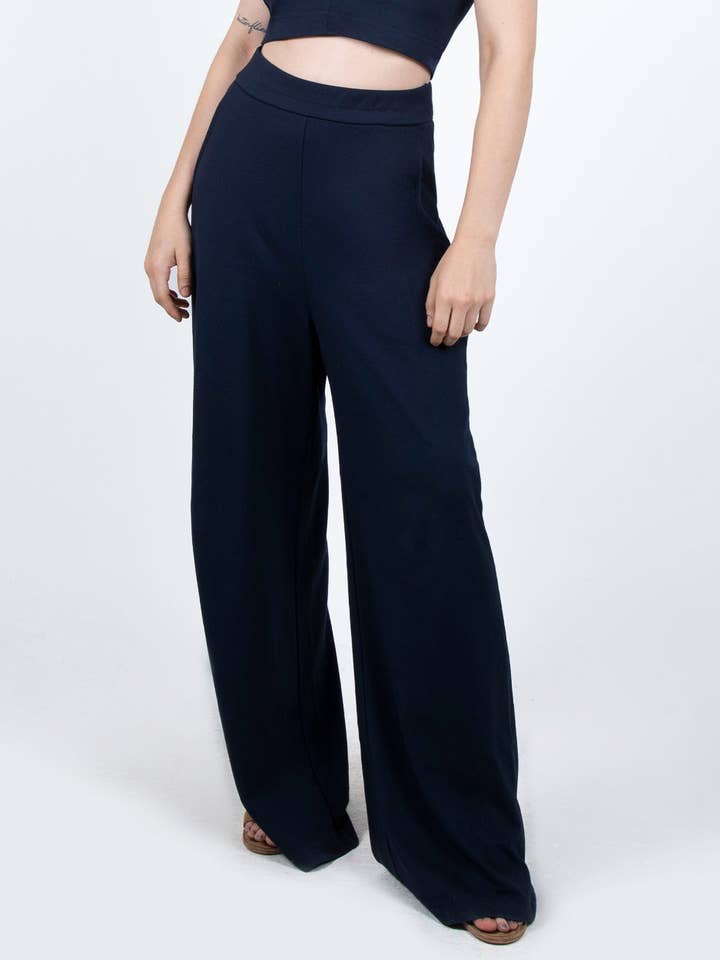 Bantam Pant in Navy for wholesale by Paridaez
