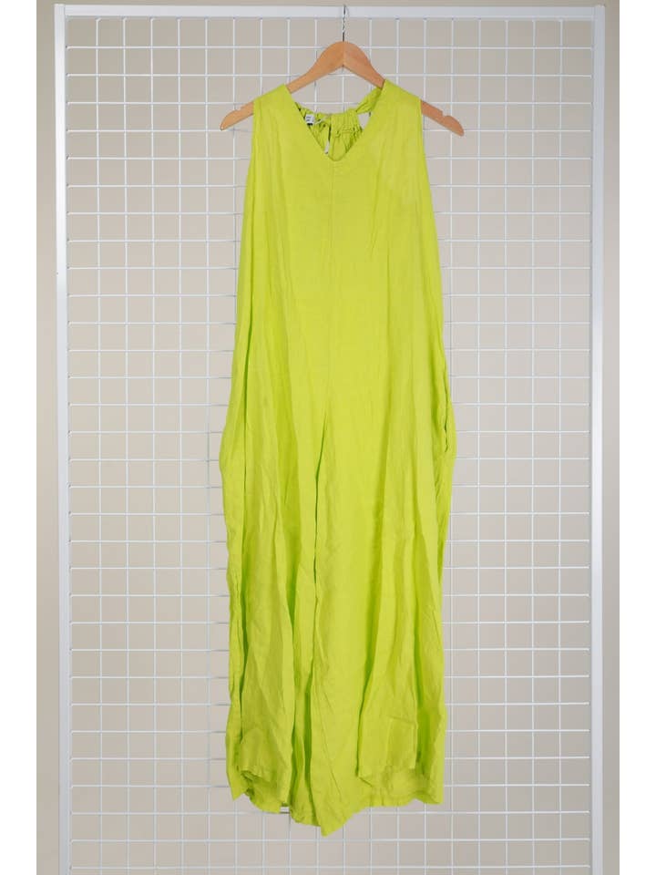 la maison des fibres naturelles - Wholesale Jumpsuit - Women's - Sleeveless jumpsuit in 100% linen 6201436