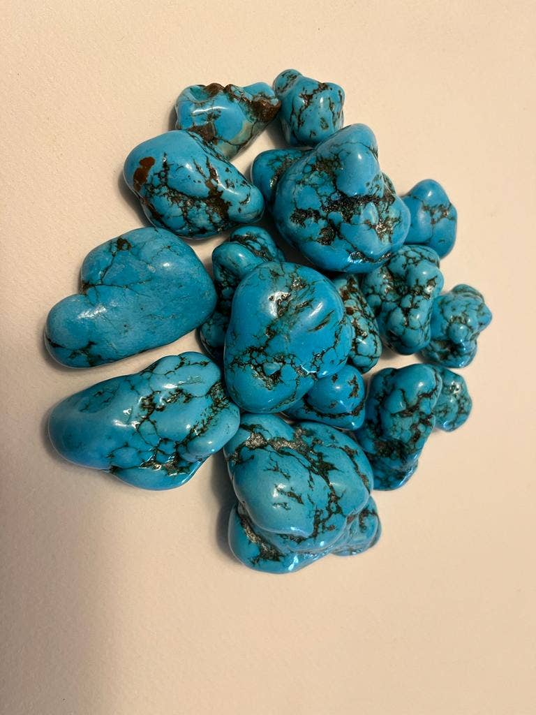 jiomind - Wholesale Spiritual Stone/Crystal - Turquoise Tumbles stones (200 gram pack)1