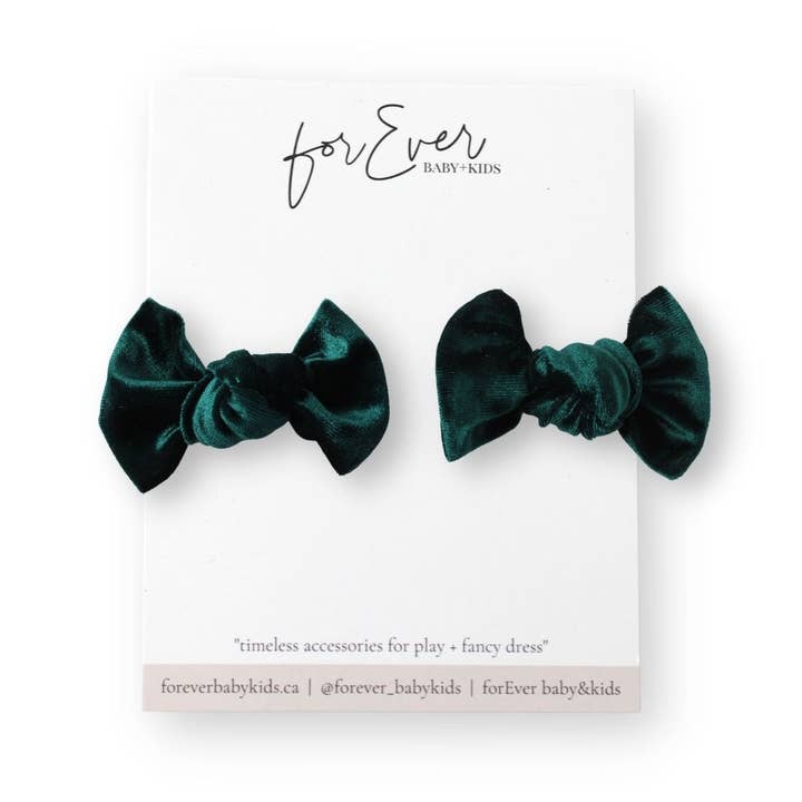 Conjunto de pigtail atado de veludo perene por atacado de forEver baby+kids