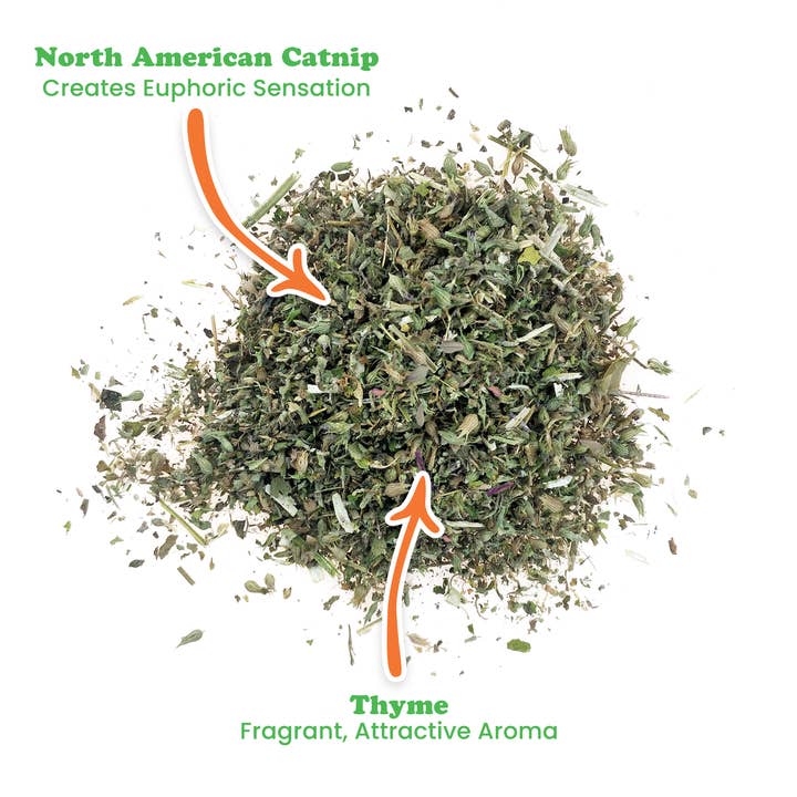 SmarterPaw | Meowijuana & Doggijuana - Vente Cataire - Meowijuana® Thyme Out - Mélange de cataire et de thym1