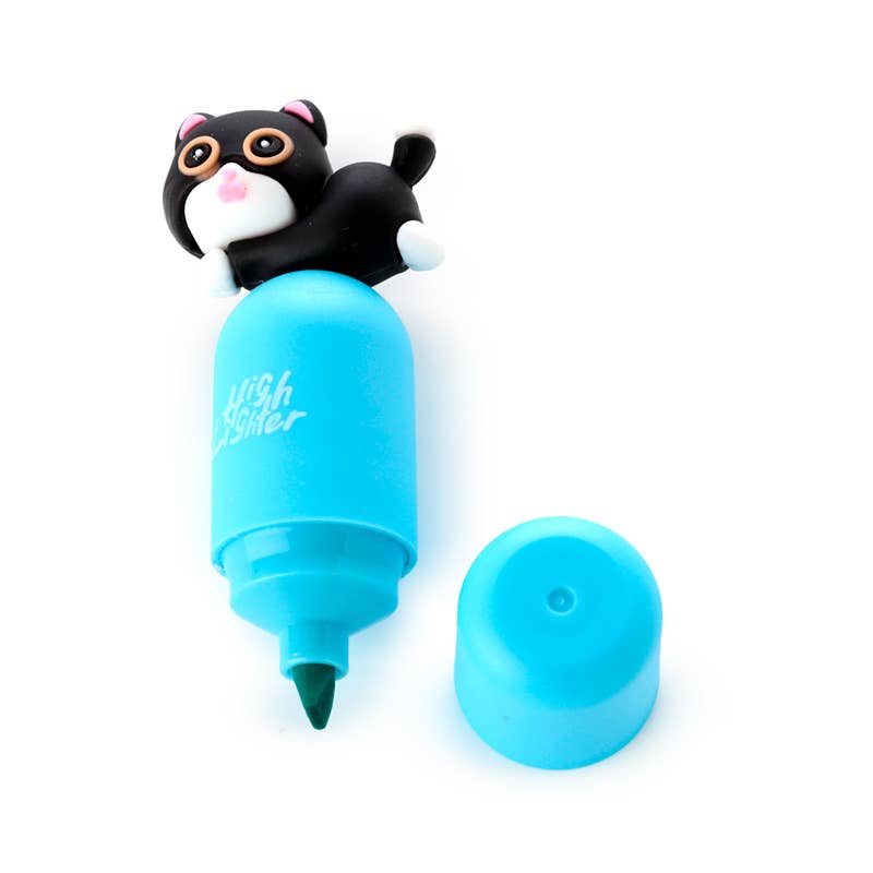 Puckator EU - Vente Stylos - Stylo surligneur Cute Cat avec bouchon3