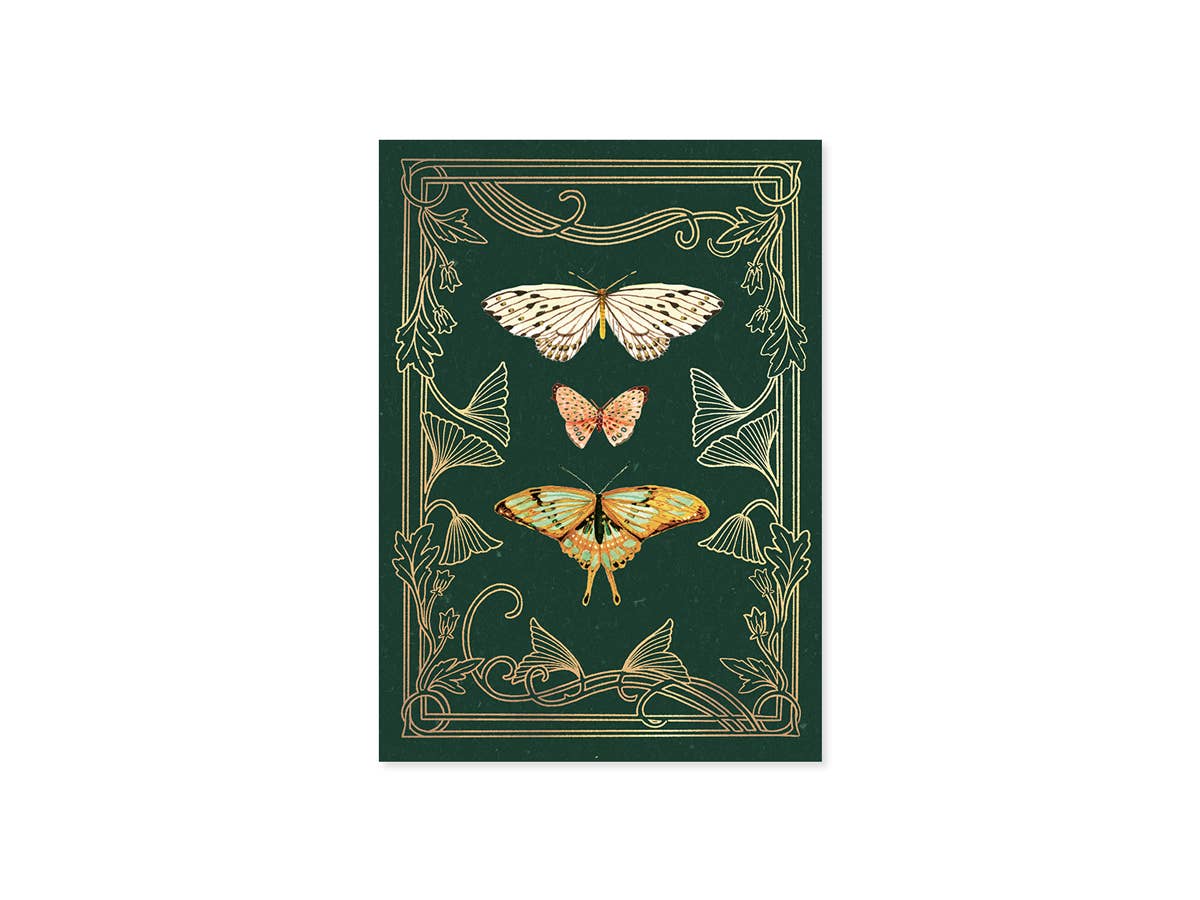 UWP Luxe - Wholesale Everyday Greeting Card - Flutter Pop-Up Card with Butterflies and Moths1