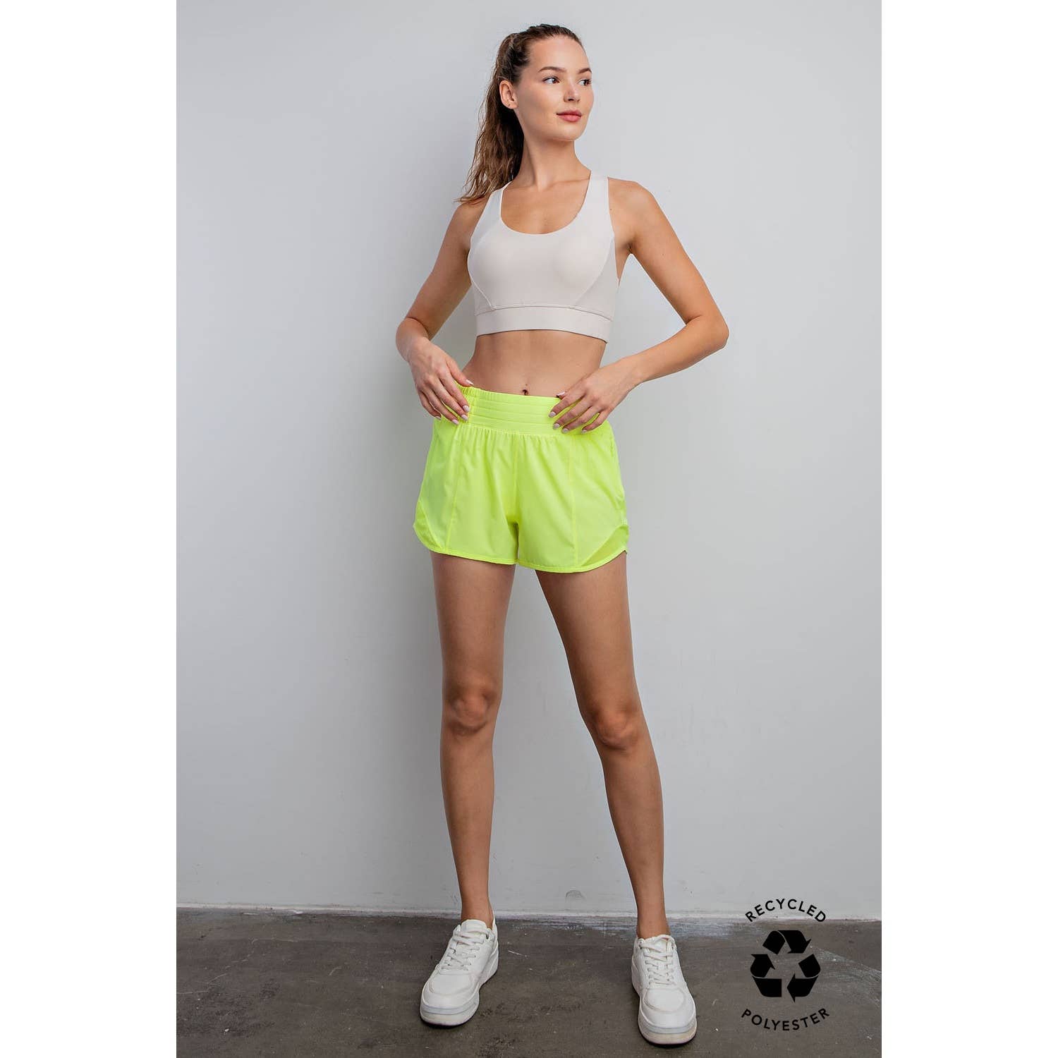 Rae Mode - Wholesale Athletic Shorts - Women's - RECYCLED ACTIVE SHORT WITH MESH34