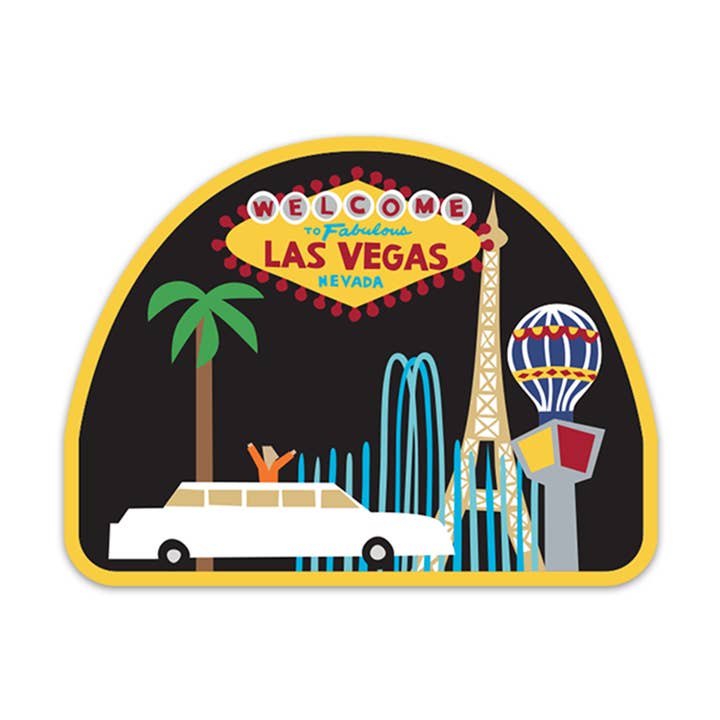 Las Vegas Sticker for wholesale by R. Nichols Stationery & Gifts