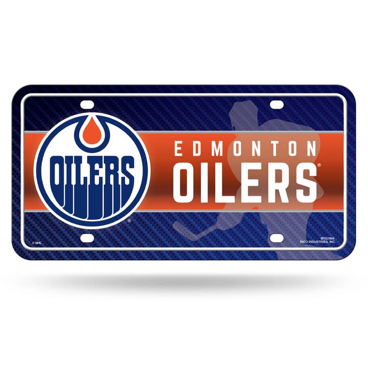 NHL Hockey Edmonton Oilers Metal Tag for wholesale by Rico Industries