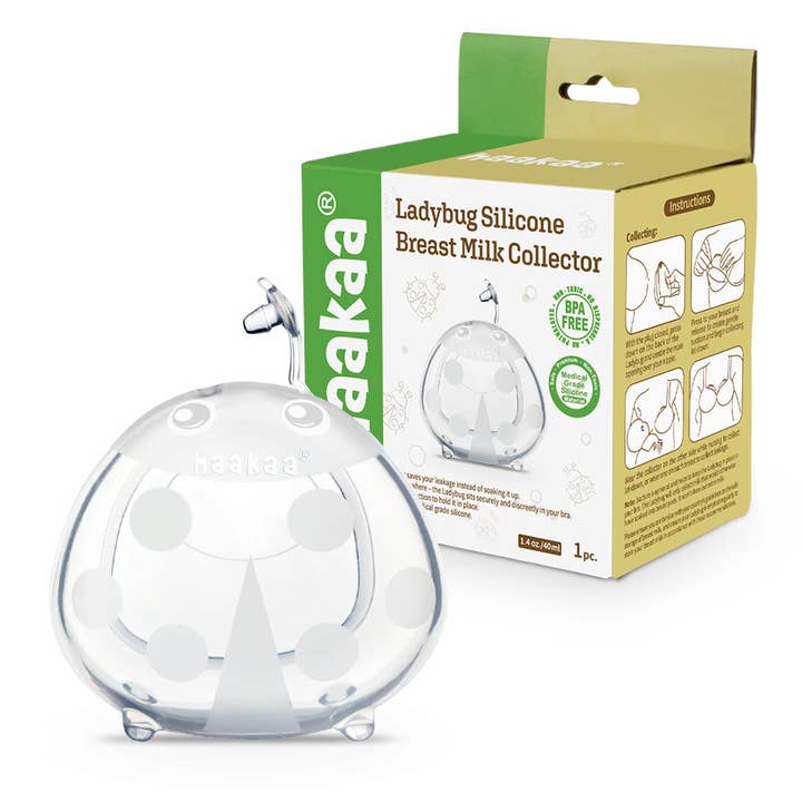Ladybug Silicone Milk Collector for wholesale by haakaa UK