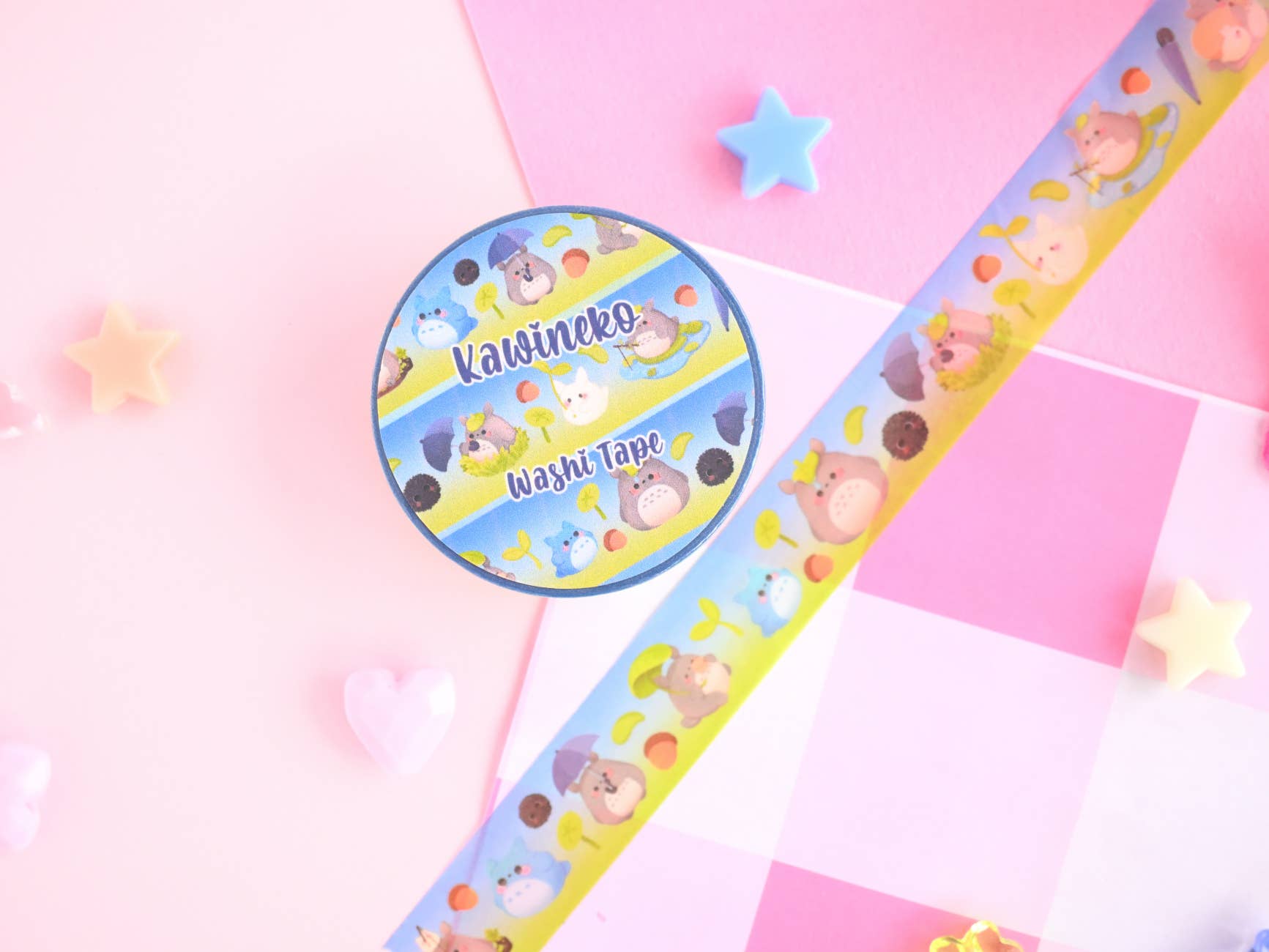 Kawineko - Wholesale Washi Tape - washi tape totoro anime cute stationery kawaii 5