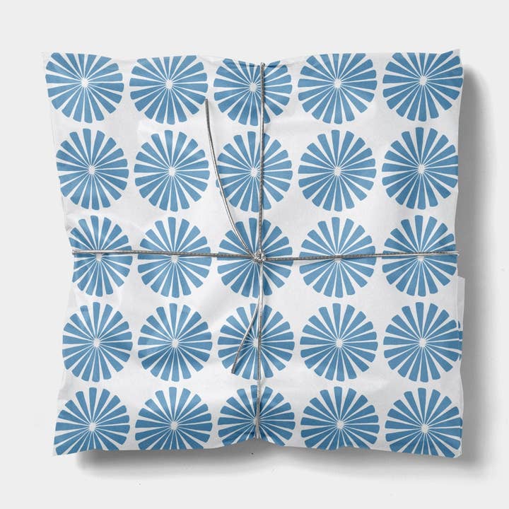 Vegetabilsk stempel gaveindpakning for engroshandel hos The Design Craft