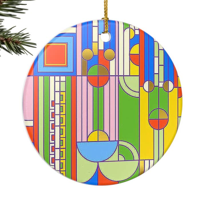 Miss Crabtree - Vente Objets de décoration - Ornement de Noël Cactus Saguaro de Frank Lloyd Wright0