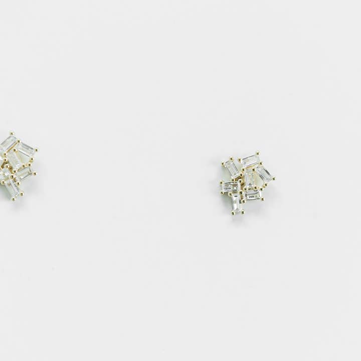 M STREET STUDIO - Wholesale Stud/Post Earrings - Cluster Stud Earrings3