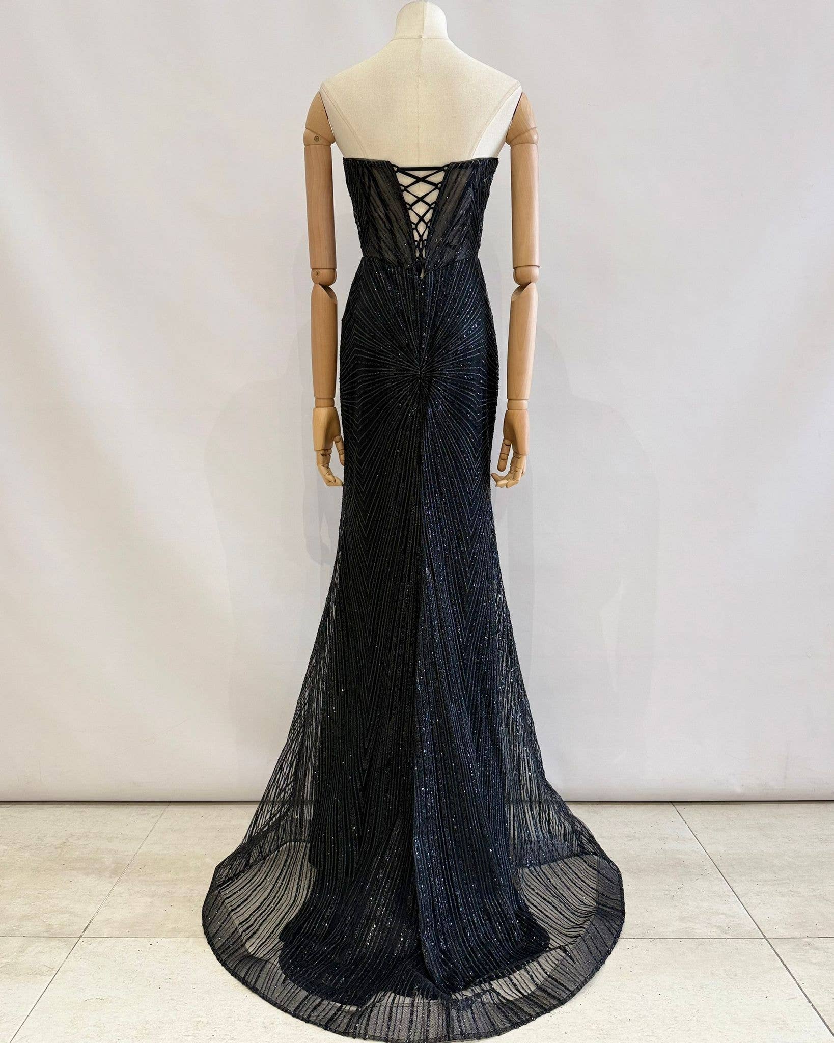 Invitadissimas - Wholesale Gown - Women's - Long dress with glitter 8351224