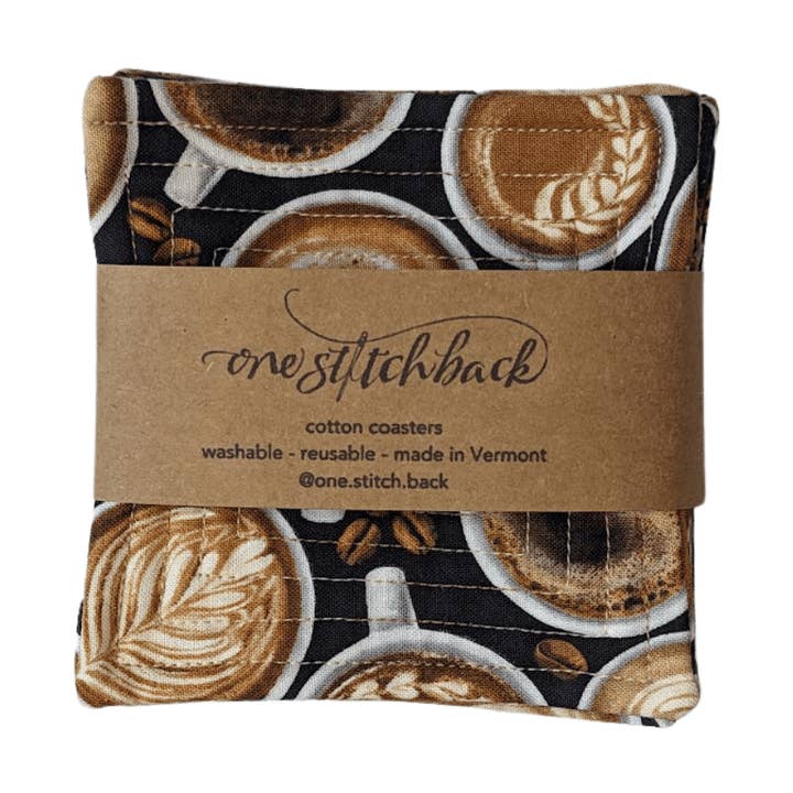 Kaffeetassen gesteppte Untersetzer für den Großhandel von One Stitch Back