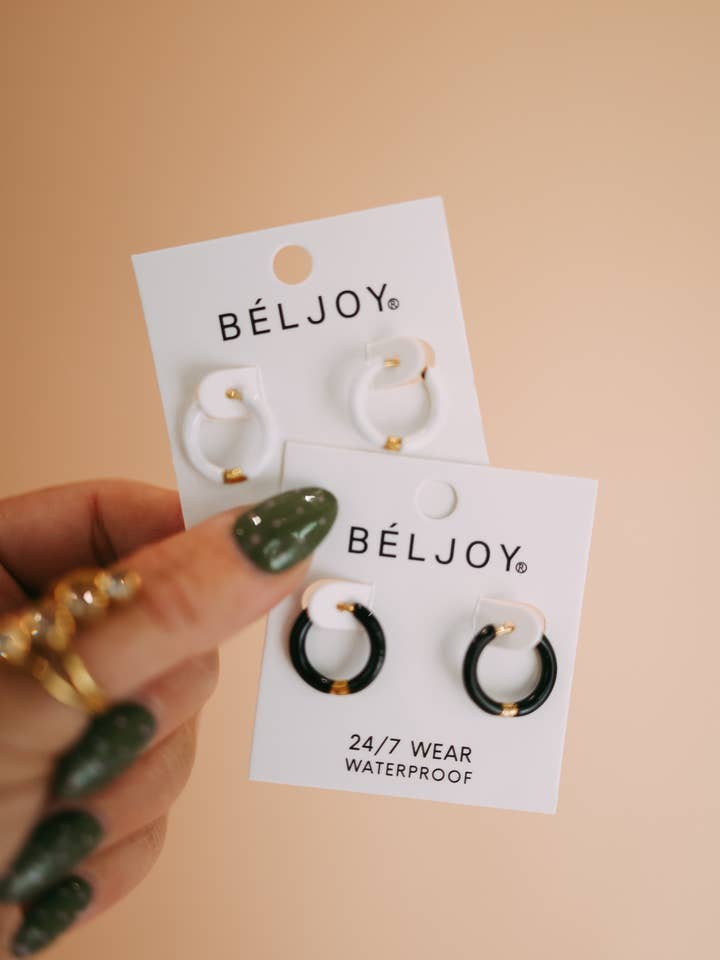 Estella Hoop Earrings || Choose Color for wholesale by BELJOY
