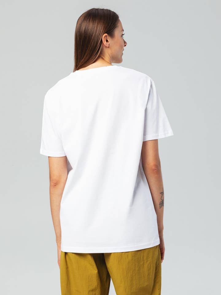 White Landscape T-Shirt for wholesale on Faire
