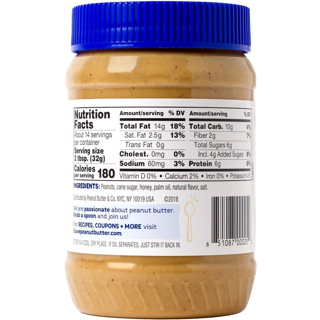 Peanut Butter & Co. - Wholesale Nut Butter - 16 oz Peanut Butter & Co. Bee's Knees1