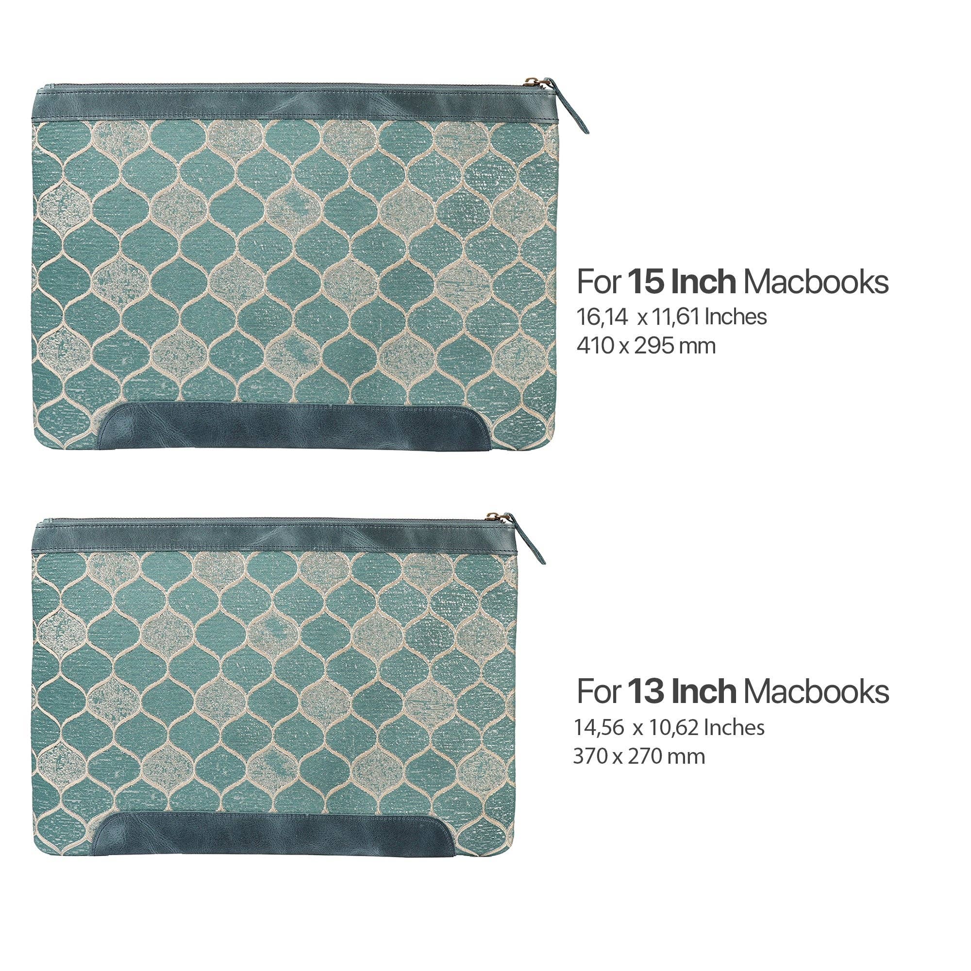 Londo - Wholesale Laptop/Tablet Case - Women's - Londo Personalized Top Grain Leather Laptop Bag Sleeve for MacBook Pro & Air - 16'', 15", 14'', 13.3'', M1 Pro Max, M2, M3, M4 - Designer Case11