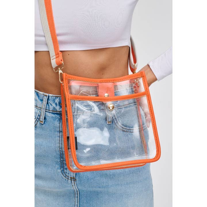 Urban Expressions - Wholesale Crossbody Bag - Women's - Beckham Clear Stadium Event Crossbody