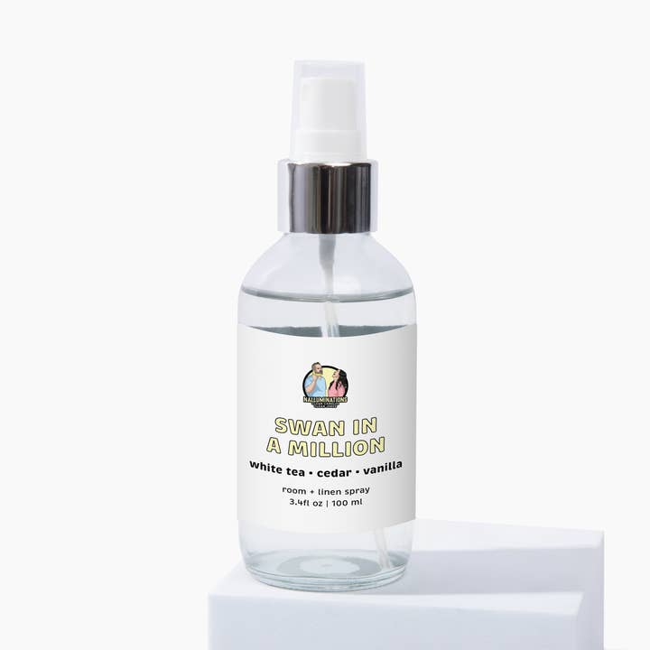 Swan in a Million Room Spray – Clean Candles, Clean Jokes for wholesale by Nalluminations® - Clean Candles, Clean Jokes