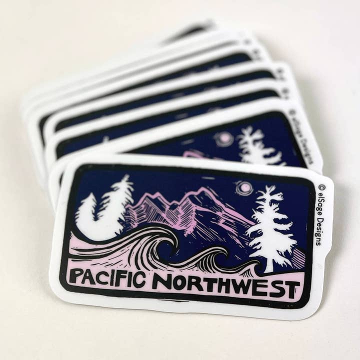 elSage Designs - Wholesale Sticker - Pacific Northwest 2.0 Sticker