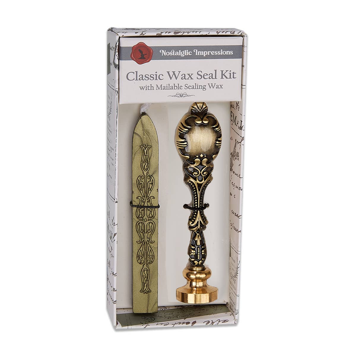 Freund Mayer & Co. - Wholesale Sealing Wax - Vintage Metal handle Wax Seal Kits-9 popular symbols8