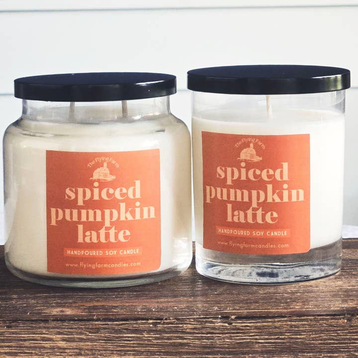 Spiced Pumpkin Latte for wholesale by Flying Farm Candles