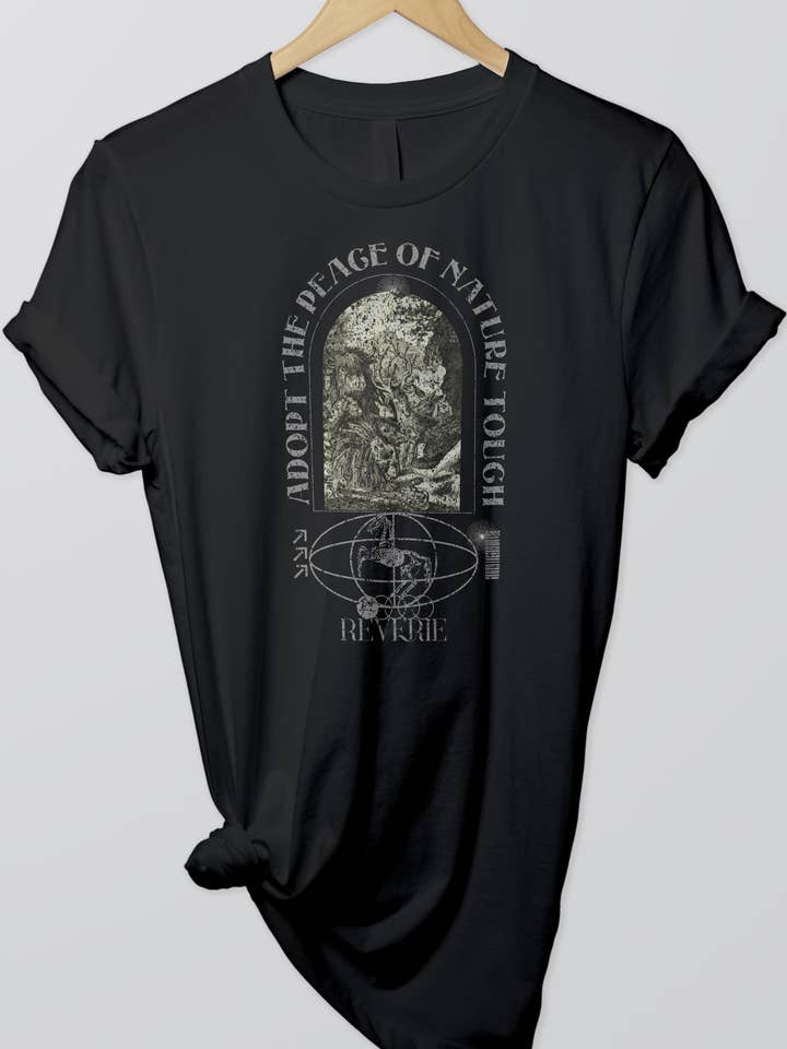 NAT-7 Naturens fred grafisk T-shirt for engroshandel hos NTITEES INC