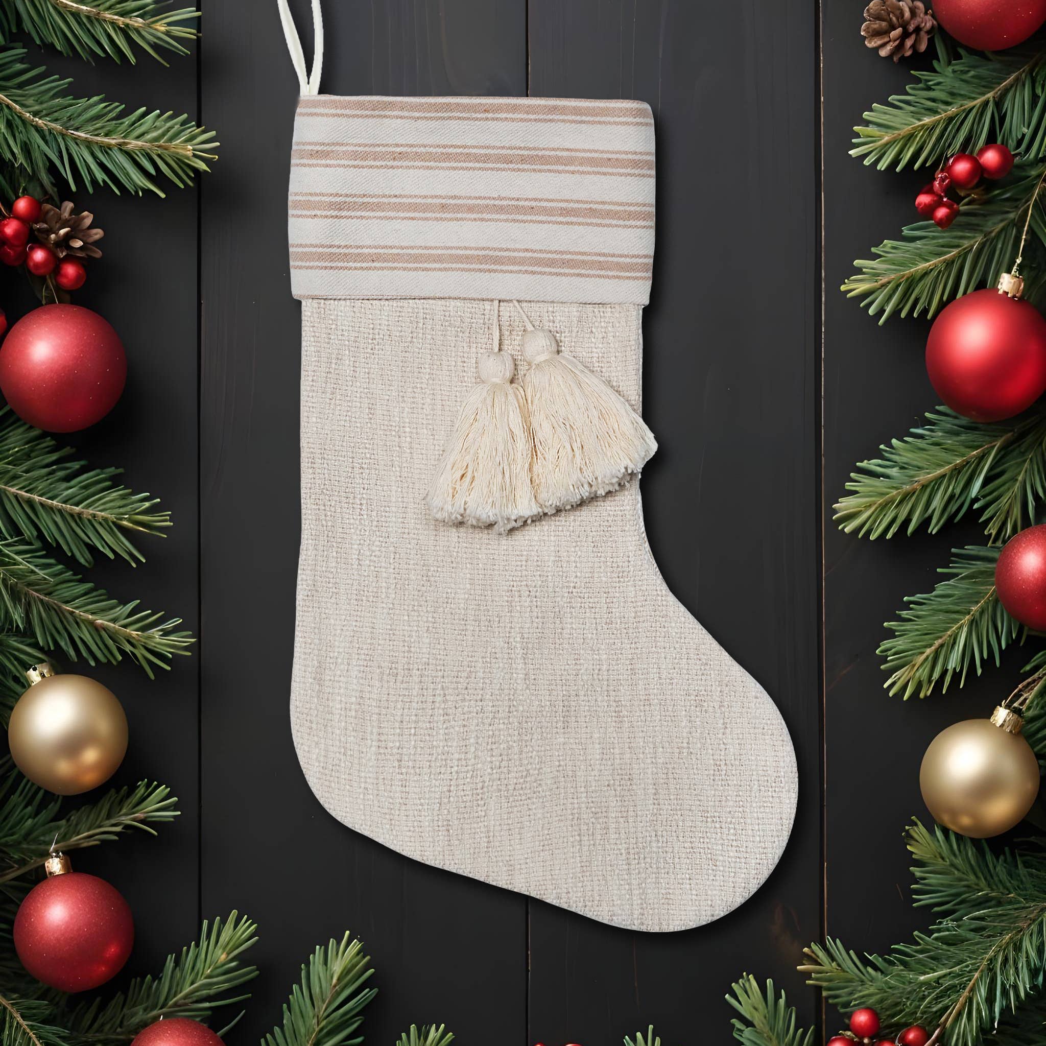 GEXWORLDWIDE – wholesale Holiday Stocking – Bohemian Fringe Christmas Stockings4