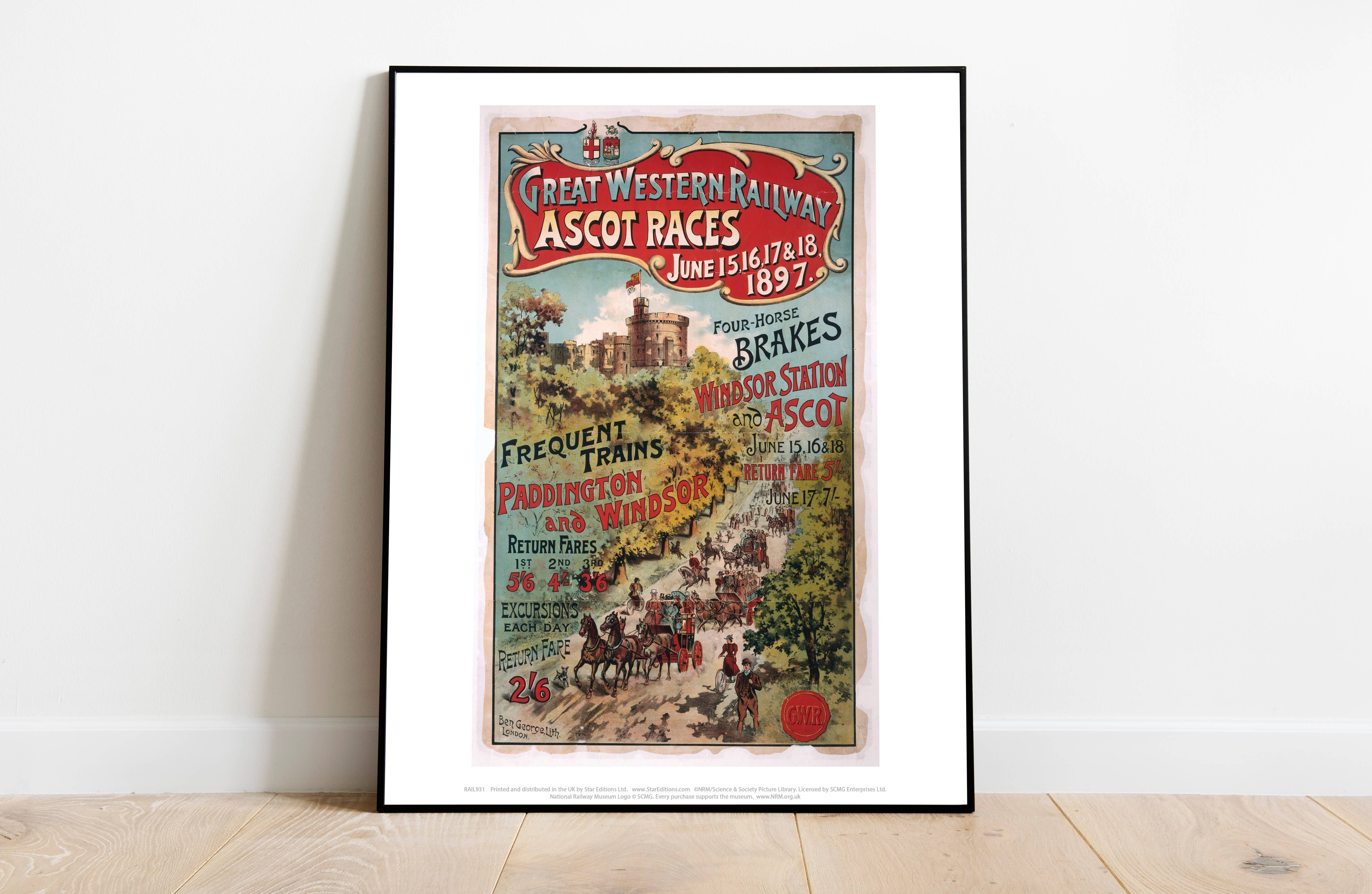 Star Editions – wholesale Art print – Ascot Races - 15, 16, 17 And 18 June 1897 - Art Print1