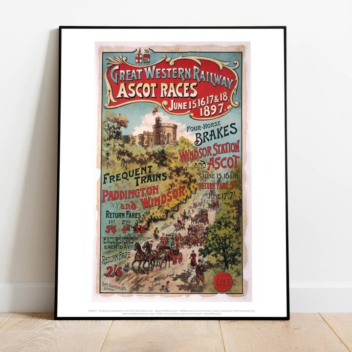 Star Editions – wholesale Art print – Ascot Races - 15, 16, 17 And 18 June 1897 - Art Print1