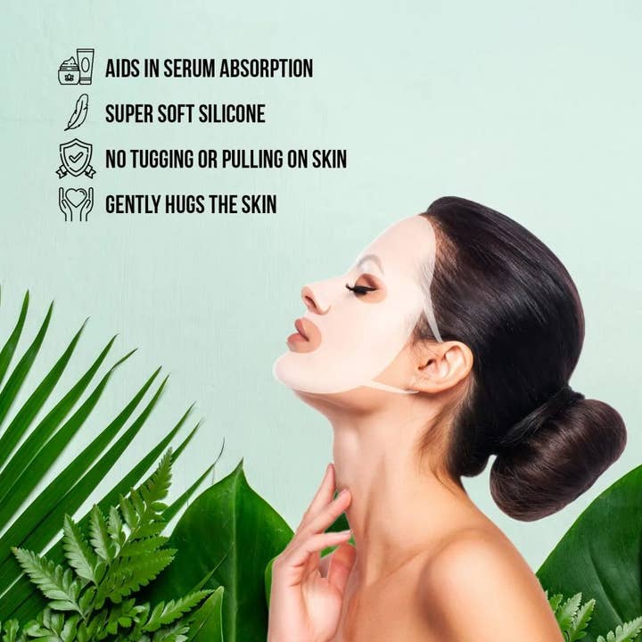 Lindo - Wholesale Skincare Face Mask - Lindo Silimask - Silicone Face Mask Wrap - 2pcs/pk