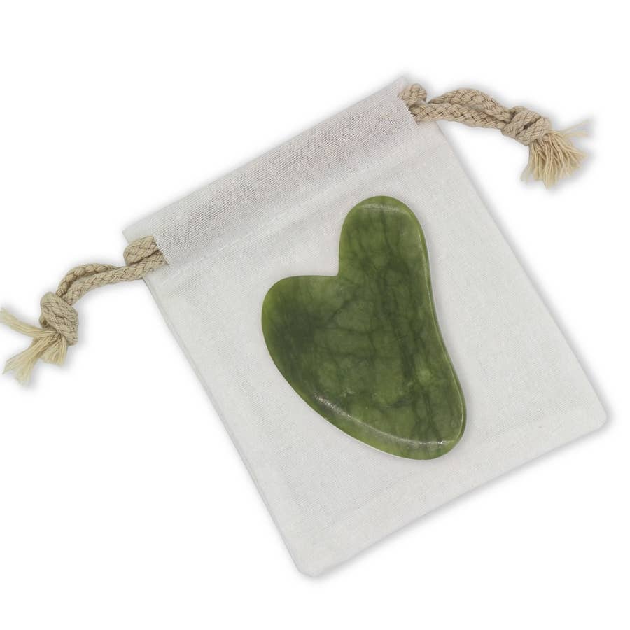 Zen'Arôme – wholesale Gua Sha tool – green jade massage stone - Gua Sha facial massager8