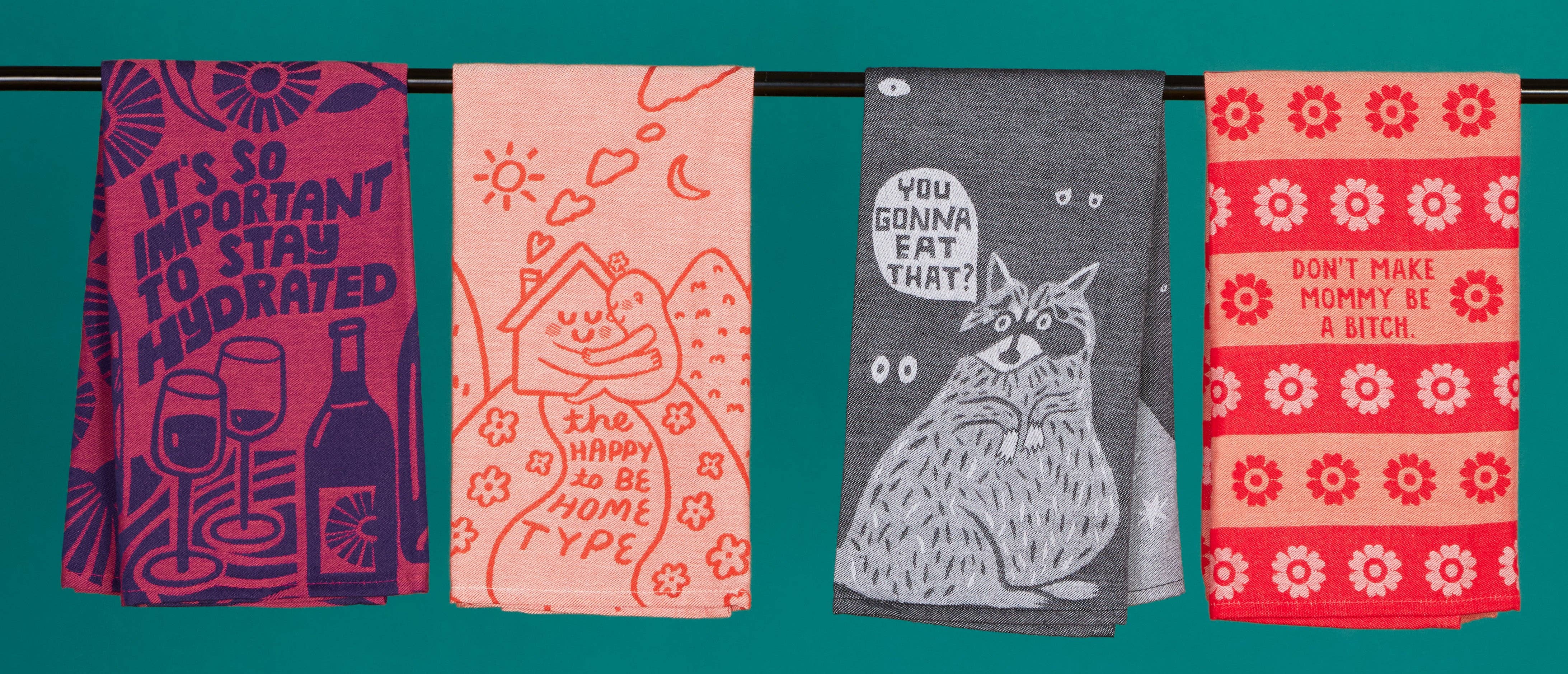 Incognito – wholesale Tea towel – WW639 Stay Hydrated Dish Towel2