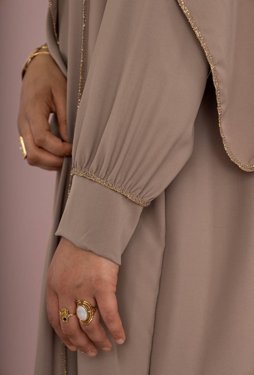 IDEAL OUTFIT - Wholesale Kaftan - Women's - Medina silk abaya ref:2369pk3