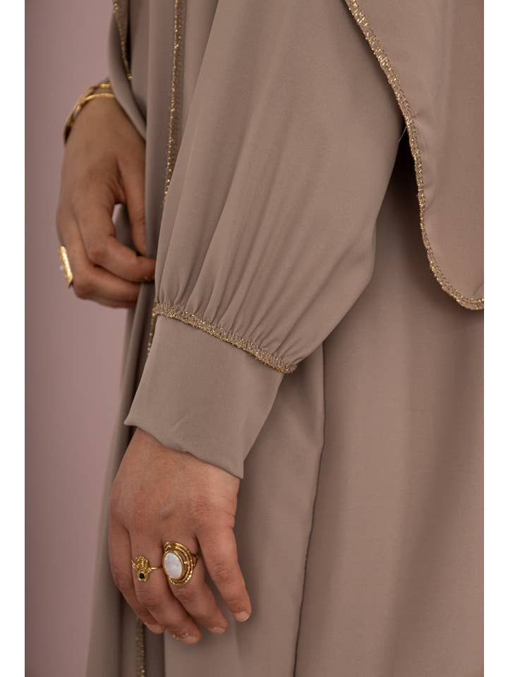 IDEAL OUTFIT - Wholesale Kaftan - Women's - Medina silk abaya ref:2369pk3